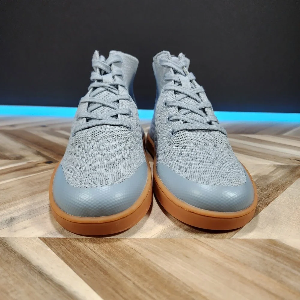 SUAVS The Legacy High-Top Knit  Grey Women's 7 Men's 5 Sneaker Shoes Casual Walk